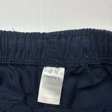 Load image into Gallery viewer, Boys Target, navy school cargo shorts, elasticated, GUC, size 12,  