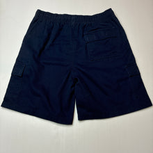 Load image into Gallery viewer, Boys Target, navy school cargo shorts, elasticated, GUC, size 12,  