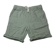 Load image into Gallery viewer, Boys Anko, green linen / cotton shorts, elasticated, EUC, size 7,  