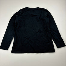 Load image into Gallery viewer, Unisex Favourites, black Aust cotton tee / top, GUC, size 6,  