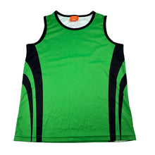 Load image into Gallery viewer, Boys OZTJ, green sports singlet top, FUC, size 10,  