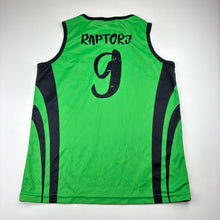 Load image into Gallery viewer, Boys OZTJ, green sports singlet top, FUC, size 10,  