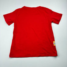 Load image into Gallery viewer, Boys Anko, red cotton tee / top, fire brigade, EUC, size 4,  