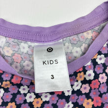 Load image into Gallery viewer, Girls Target, floral cotton tee / top, GUC, size 3,  