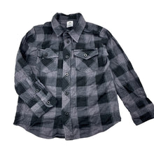 Load image into Gallery viewer, Boys H&amp;T, checked flannel cotton long sleeve shirt, EUC, size 5,  