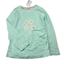 Load image into Gallery viewer, Girls Target, cotton long sleeve tee / top, dandelions, NEW, size 6,  