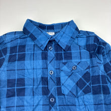 Load image into Gallery viewer, Boys Anko, checked flannel cotton long sleeve shirt, EUC, size 5,  