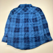 Load image into Gallery viewer, Boys Anko, checked flannel cotton long sleeve shirt, EUC, size 5,  