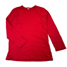 Load image into Gallery viewer, Unisex Target, red cotton long sleeve tee / top, GUC, size 7,  