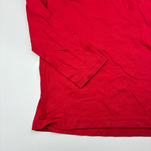 Load image into Gallery viewer, Unisex Target, red cotton long sleeve tee / top, GUC, size 7,  