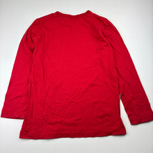 Load image into Gallery viewer, Unisex Target, red cotton long sleeve tee / top, GUC, size 7,  