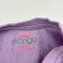 Load image into Gallery viewer, Girls Mango, cotton tee / top, mermaid, light marks, FUC, size 3,  