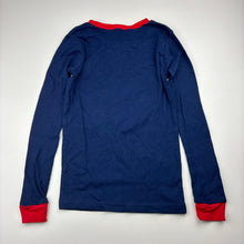 Load image into Gallery viewer, Boys Carters, navy cotton long sleeve pyjama top, EUC, size 8,  