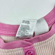 Load image into Gallery viewer, Girls Kids &amp; Co, waffle long sleeve pyjama top, rabbit, FUC, size 8,  