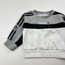 Load image into Gallery viewer, Unisex Adidas, fleece lined sweater / jumper, GUC, size 000,  