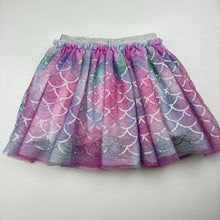 Load image into Gallery viewer, Girls Target, cotton lined tulle &amp; sequin skirt, elasticated, GUC, size 4,  