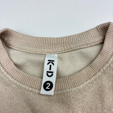 Load image into Gallery viewer, Unisex KID, embroidered terry short sleeve top, GUC, size 2,  