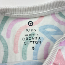Load image into Gallery viewer, Girls Target, lightweight organic cotton tee / top, GUC, size 3,  