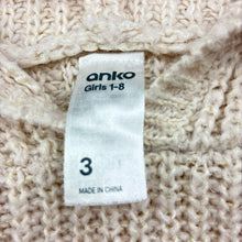 Load image into Gallery viewer, Girls Anko, chunky knit hoodie sweater, FUC, size 3,  