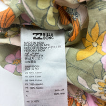 Load image into Gallery viewer, Girls BILLABONG, lightweight floral cotton top, FUC, size 4,  