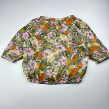 Load image into Gallery viewer, Girls BILLABONG, lightweight floral cotton top, FUC, size 4,  