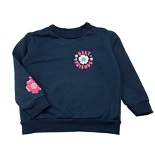 Load image into Gallery viewer, Girls Anko, navy fleece lined sweater / jumper, FUC, size 5,  
