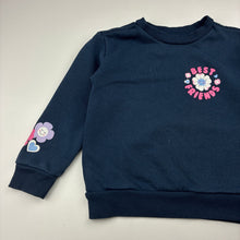 Load image into Gallery viewer, Girls Anko, navy fleece lined sweater / jumper, FUC, size 5,  