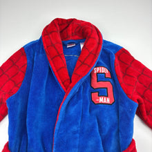 Load image into Gallery viewer, Boys Marvel, Spiderman fleece dressing gown / bvath robe, GUC, size 3,  