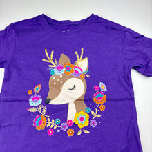 Load image into Gallery viewer, Girls Anko, purple cotton tee / top, FUC, size 8,  