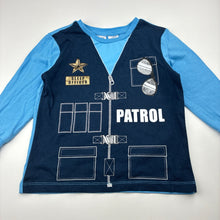 Load image into Gallery viewer, Boys Anko, long sleeve pyjama top, police officer, FUC, size 2,  