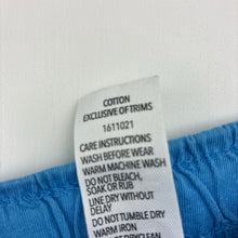 Load image into Gallery viewer, Boys KID, blue cotton shorts, elasticated, GUC, size 2,  
