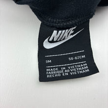 Load image into Gallery viewer, Unisex Nike, black, red &amp; white romper, EUC, size 000,  
