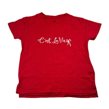 Load image into Gallery viewer, Girls Cotton On, red cotton tee / top, FUC, size 6,  