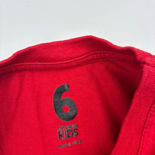 Load image into Gallery viewer, Girls Cotton On, red cotton tee / top, FUC, size 6,  