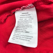 Load image into Gallery viewer, Girls Cotton On, red cotton tee / top, FUC, size 6,  