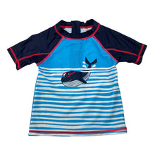 Load image into Gallery viewer, Boys Higgledee, short sleeve rashie / swim top, FUC, size 2,  