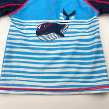 Load image into Gallery viewer, Boys Higgledee, short sleeve rashie / swim top, FUC, size 2,  