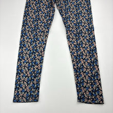 Load image into Gallery viewer, Girls Target, floral stretchy leggings, Inside leg: 53cm, GUC, size 9,  