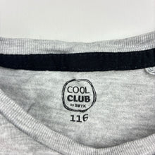 Load image into Gallery viewer, Boys COOL CLUB, grey marle long sleeve tee / top, GUC, size 6,  