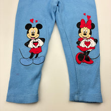 Load image into Gallery viewer, Girls Disney, Minnie Mouse leggings, marks front &amp; back, FUC, size 1,  
