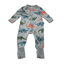 Load image into Gallery viewer, Boys Bonds, zip wondersuit / zippy / romper, dinosaurs, FUC, size 00,  