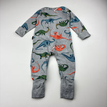 Load image into Gallery viewer, Boys Bonds, zip wondersuit / zippy / romper, dinosaurs, FUC, size 00,  