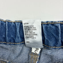 Load image into Gallery viewer, Boys H&amp;T, distressed denim jeans, adjustable, Inside leg: 37.5cm, GUC, size 2,  