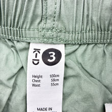 Load image into Gallery viewer, Boys KID, lightweight cotton shorts, elasticated, FUC, size 3,  