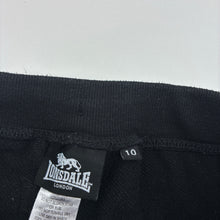 Load image into Gallery viewer, Boys LONSDALE, black casual shorts, elasticated, FUC, size 10,  