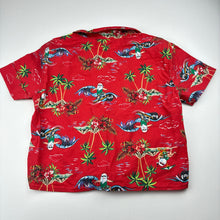Load image into Gallery viewer, Girls Mango, cotton Christmas tie front shirt, EUC, size 10,  