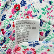 Load image into Gallery viewer, Girls Emerson, spliced cotton / floral viscose dress, FUC, size 4, L: 50cm