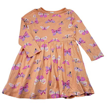 Load image into Gallery viewer, Girls Target, cotton long sleeve dress, butterflies, FUC, size 3, L: 50cm