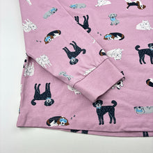 Load image into Gallery viewer, Girls Anko, long sleeve pyjama top, dogs, mark left cuff, FUC, size 12,  