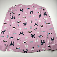 Load image into Gallery viewer, Girls Anko, long sleeve pyjama top, dogs, mark left cuff, FUC, size 12,  